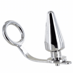 Comprar METAL HARD - ANILLO ACERO CON PLUG ANAL 45 X 45MM al mejor precio - Envíos Discretos