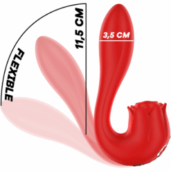 Comprar MIA - SELENA ESTIMULADOR VIBRATING + TAPPING ROJO al mejor precio - Envíos Discretos