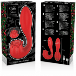 Comprar MIA - SELENA ESTIMULADOR VIBRATING + TAPPING ROJO al mejor precio - Envíos Discretos