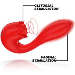 Comprar MIA - SELENA ESTIMULADOR VIBRATING + TAPPING ROJO al mejor precio - Envíos Discretos