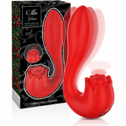 Comprar MIA - SELENA ESTIMULADOR VIBRATING + TAPPING ROJO al mejor precio - Envíos Discretos
