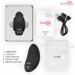 Comprar MORESSA - BLOSSOM MASAJEADOR PERSONAL NEGRO al mejor precio - Envíos Discretos