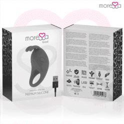 Comprar MORESSA - BRAD PREMIUM SILICONE RECARGABLE NEGRO al mejor precio - Envíos Discretos