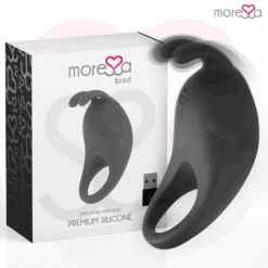 Comprar MORESSA - BRAD PREMIUM SILICONE RECARGABLE NEGRO al mejor precio - Envíos Discretos