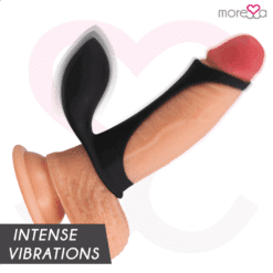 Comprar MORESSA - BRANDON POTENTE ANILLO VIBRADOR CON FUNDA DE ENGROSAMIENTO MASCULINO al mejor precio - Envíos Discretos