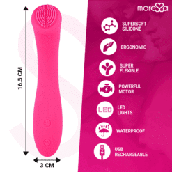 Comprar MORESSA - CELSO MASAJEADOR DUO PUNTO G Y SUERO PELVICO PREMIUM SILICONE RECARGABLE al mejor precio - Envíos Discretos