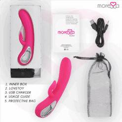 Comprar MORESSA - DUSTIN ONDAS ESTIMULADORAS CLITORIAL Y POTENTE VIBRACIÓN PREMIUM SILICONE RECARGABLE al mejor precio - Envíos Discretos