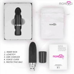 Comprar MORESSA - IVY MASAJEADOR SIMULADOR LABIAL DE VIAJE NEGRO al mejor precio - Envíos Discretos