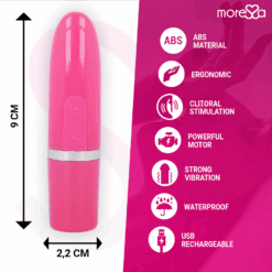 Comprar MORESSA - IVY  MASAJEADOR SIMULADOR LABIAL DE VIAJE ROSA al mejor precio - Envíos Discretos