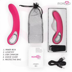 Comprar MORESSA - NELSON MASAJEADOR PUNTO G PREMIUM SILICONE RECARGABLE al mejor precio - Envíos Discretos
