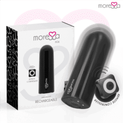 Comprar MORESSA - NIX POTENTE VIBRADOR MULTI JUEGOS CONTROL REMOTO NEGRO al mejor precio - Envíos Discretos