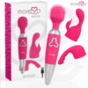 Comprar MORESSA - ODILON WAND POTENTE MOTOR MAS DOS CABEZALES PREMIUM SILICONE RECARGABLE al mejor precio - Envíos Discretos
