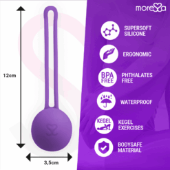 Comprar MORESSA - OSIAN ONE ENTRENAMIENTO SUELO PELVICO 51gr PREMIUM SILICONA LILA al mejor precio - Envíos Discretos