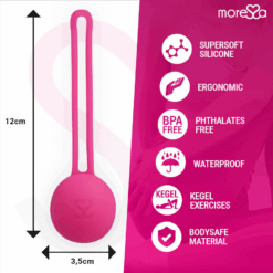 Comprar MORESSA - OSIAN ONE ENTRENAMIENTO SUELO PELVICO 51gr PREMIUM SILICONA ROSA al mejor precio - Envíos Discretos