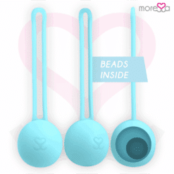 Comprar MORESSA - OSIAN ONE ENTRENAMIENTO SUELO PELVICO 51gr PREMIUM SILICONA TURQUESA al mejor precio - Envíos Discretos