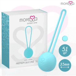 Comprar MORESSA - OSIAN ONE ENTRENAMIENTO SUELO PELVICO 51gr PREMIUM SILICONA TURQUESA al mejor precio - Envíos Discretos