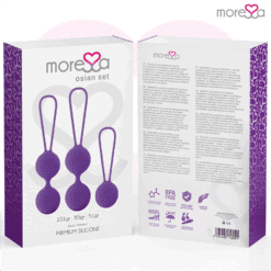 Comprar MORESSA - OSIAN SET Osian One; 51 Gr / Osian Two; 101 Gr / Osian Three 85 gr PREMIUM SILICONA LILA al mejor precio - Envíos Discretos