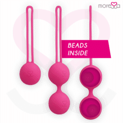 Comprar MORESSA - OSIAN SET PREMIUM SILICONA ROSA (Osian One - 51 g | Osian Two - 101 g | Osian Three 85 g) al mejor precio - Envíos Discretos