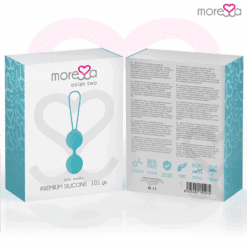 Comprar MORESSA - OSIAN TWO ENTRENAMIENTO SUELO PELVICO 101gr PREMIUM SILICONA TURQUESA al mejor precio - Envíos Discretos