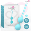 Comprar MORESSA - OSIAN TWO ENTRENAMIENTO SUELO PELVICO 101gr PREMIUM SILICONA TURQUESA al mejor precio - Envíos Discretos