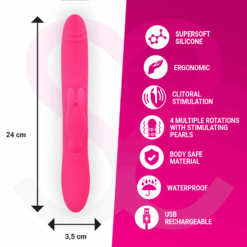 Comprar MORESSA - SOMER ROTADOR PERLADO Y POTENTE VIBRACIÓN SILICONA PREMIUM al mejor precio - Envíos Discretos