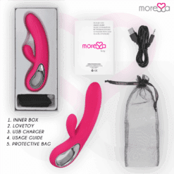Comprar MORESSA - TROY MASAJEADOR PUNTO G Y CLITORIS PREMIUM SILICONE RECARGABLE al mejor precio - Envíos Discretos
