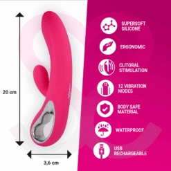 Comprar MORESSA - TROY MASAJEADOR PUNTO G Y CLITORIS PREMIUM SILICONE RECARGABLE al mejor precio - Envíos Discretos