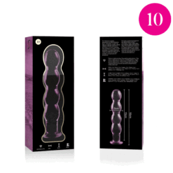 Comprar NEBULA SERIES BY IBIZA - MODELO 10 DILDO CRISTAL ROSA 16.5 CM -O- 3.5 CM al mejor precio - Envíos Discretos
