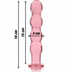 Comprar NEBULA SERIES BY IBIZA - MODELO 10 DILDO CRISTAL ROSA 16.5 CM -O- 3.5 CM al mejor precio - Envíos Discretos