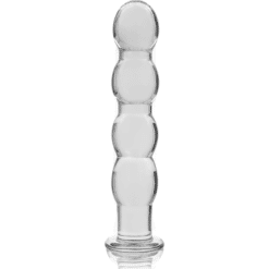 Comprar NEBULA SERIES BY IBIZA - MODELO 10 DILDO CRISTAL TRANSPARENTE 16.5 CM -O- 3.5 CM al mejor precio - Envíos Discretos