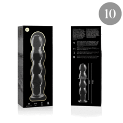 Comprar NEBULA SERIES BY IBIZA - MODELO 10 DILDO CRISTAL TRANSPARENTE 16.5 CM -O- 3.5 CM al mejor precio - Envíos Discretos