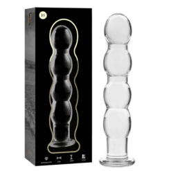 Comprar NEBULA SERIES BY IBIZA - MODELO 10 DILDO CRISTAL TRANSPARENTE 16.5 CM -O- 3.5 CM al mejor precio - Envíos Discretos