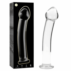 Comprar NEBULA SERIES BY IBIZA - MODELO 11 DILDO CRISTAL TRANSPARENTE 16 CM -O- 3 CM al mejor precio - Envíos Discretos