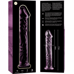 Comprar NEBULA SERIES BY IBIZA - MODELO 12 DILDO CRISTAL ROSA 17 CM -O- 3.5 CM al mejor precio - Envíos Discretos