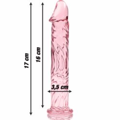 Comprar NEBULA SERIES BY IBIZA - MODELO 12 DILDO CRISTAL ROSA 17 CM -O- 3.5 CM al mejor precio - Envíos Discretos