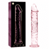 Comprar NEBULA SERIES BY IBIZA - MODELO 12 DILDO CRISTAL ROSA 17 CM -O- 3.5 CM al mejor precio - Envíos Discretos