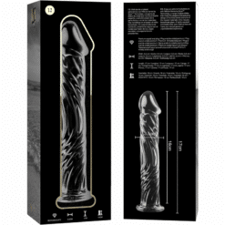 Comprar NEBULA SERIES BY IBIZA - MODELO 12 DILDO CRISTAL TRANSPARENTE 17 CM -O- 3.5 CM al mejor precio - Envíos Discretos