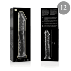 Comprar NEBULA SERIES BY IBIZA - MODELO 12 DILDO CRISTAL TRANSPARENTE 17 CM -O- 3.5 CM al mejor precio - Envíos Discretos