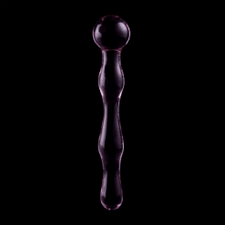 Comprar NEBULA SERIES BY IBIZA - MODELO 13 DILDO CRISTAL ROSA 18 CM -O- 3.5 CM al mejor precio - Envíos Discretos