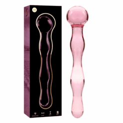 Comprar NEBULA SERIES BY IBIZA - MODELO 13 DILDO CRISTAL ROSA 18 CM -O- 3.5 CM al mejor precio - Envíos Discretos