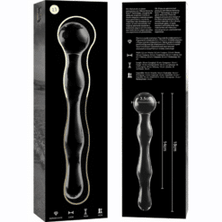 Comprar NEBULA SERIES BY IBIZA - MODELO 13 DILDO CRISTAL TRANSPARENTE 18 CM -O- 3.5 CM al mejor precio - Envíos Discretos