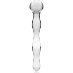 Comprar NEBULA SERIES BY IBIZA - MODELO 13 DILDO CRISTAL TRANSPARENTE 18 CM -O- 3.5 CM al mejor precio - Envíos Discretos