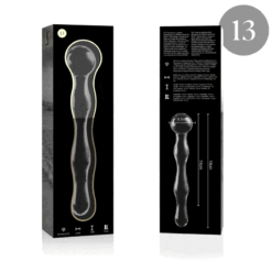 Comprar NEBULA SERIES BY IBIZA - MODELO 13 DILDO CRISTAL TRANSPARENTE 18 CM -O- 3.5 CM al mejor precio - Envíos Discretos