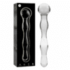 Comprar NEBULA SERIES BY IBIZA - MODELO 13 DILDO CRISTAL TRANSPARENTE 18 CM -O- 3.5 CM al mejor precio - Envíos Discretos