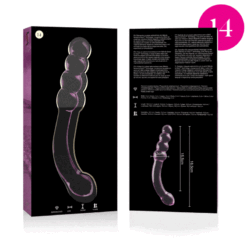 Comprar NEBULA SERIES BY IBIZA - MODELO 14 DILDO CRISTAL ROSA 18.5 CM -O- 3 CM al mejor precio - Envíos Discretos