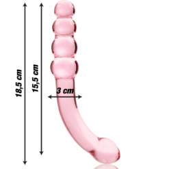 Comprar NEBULA SERIES BY IBIZA - MODELO 14 DILDO CRISTAL ROSA 18.5 CM -O- 3 CM al mejor precio - Envíos Discretos