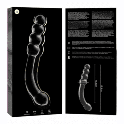 Comprar NEBULA SERIES BY IBIZA - MODELO 14 DILDO CRISTAL TRANSPARENTE 18.5 CM -O- 3 CM al mejor precio - Envíos Discretos