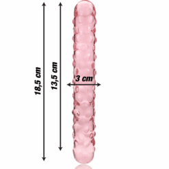 Comprar NEBULA SERIES BY IBIZA - MODELO 15 DILDO CRISTAL ROSA 18.5 CM -O- 3 CM al mejor precio - Envíos Discretos