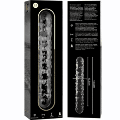Comprar NEBULA SERIES BY IBIZA - MODELO 15 DILDO CRISTAL TRANSPARENTE 18.5 CM -O- 3 CM al mejor precio - Envíos Discretos