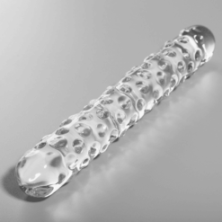 Comprar NEBULA SERIES BY IBIZA - MODELO 15 DILDO CRISTAL TRANSPARENTE 18.5 CM -O- 3 CM al mejor precio - Envíos Discretos